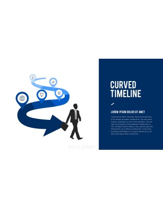 Business Project Simple PowerPoint Template Design