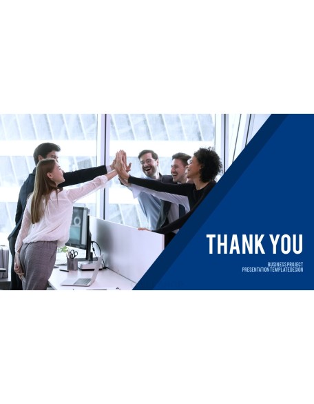 Business Project Simple PowerPoint Template Design