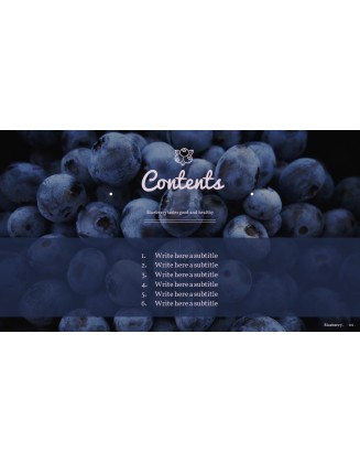 Blueberries Best PPT
