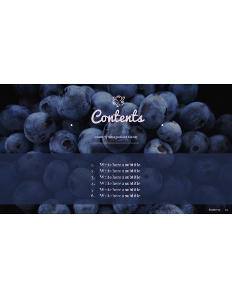 Blueberries Best PPT