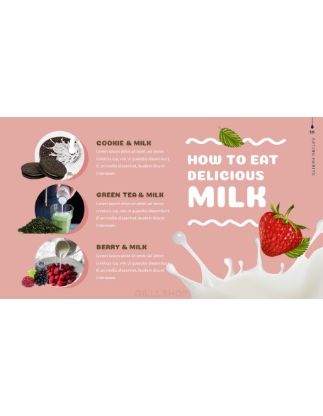 Milk PPT Background Images