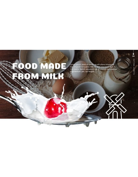 Milk PPT Background Images