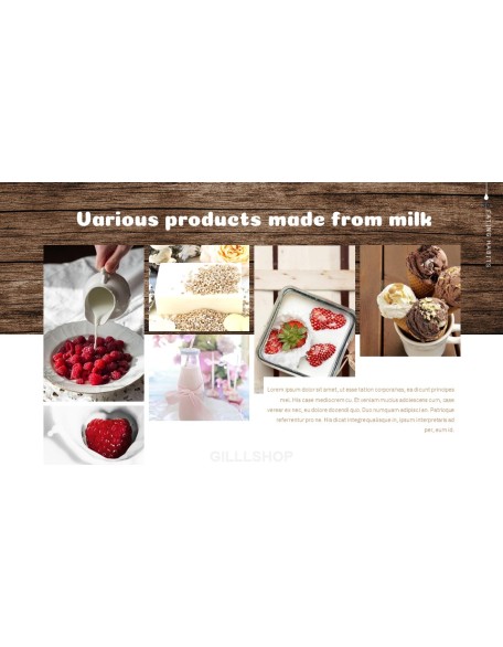 Milk PPT Background Images