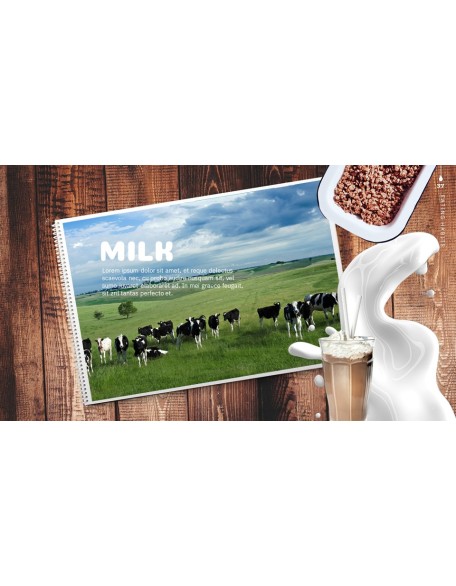Milk PPT Background Images