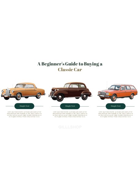 Classic Car Simple Templates