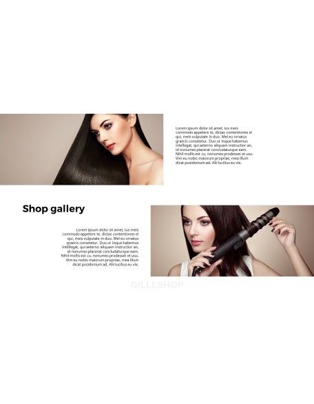 Hair Shop PowerPoint Presentation Slides