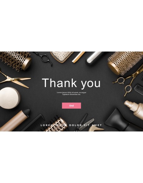 Hair Shop PowerPoint Presentation Slides