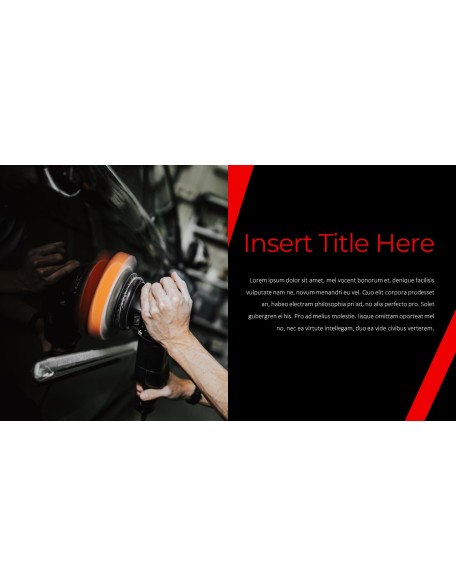 Car Tuning Shop Easy PowerPoint Design
