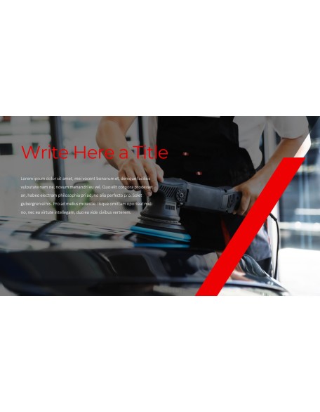 Car Tuning Shop Easy PowerPoint Design