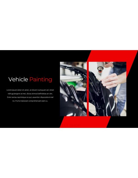Car Tuning Shop Easy PowerPoint Design