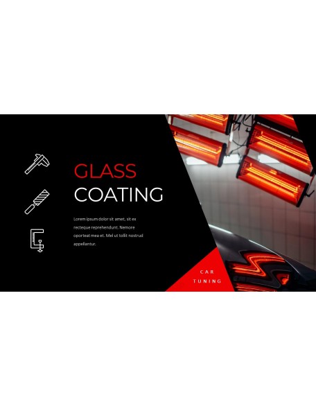 Car Tuning Shop Easy PowerPoint Design