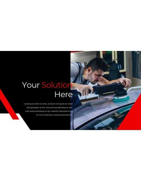 Car Tuning Shop Easy PowerPoint Design
