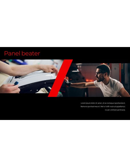 Car Tuning Shop Easy PowerPoint Design