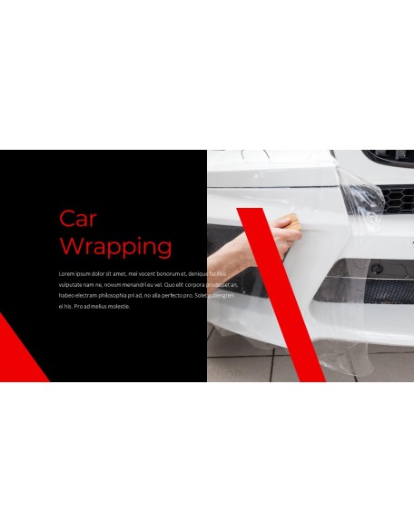 Car Tuning Shop Easy PowerPoint Design