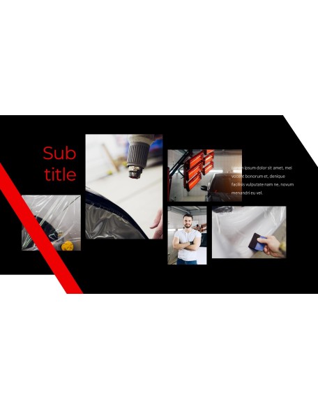 Car Tuning Shop Easy PowerPoint Design