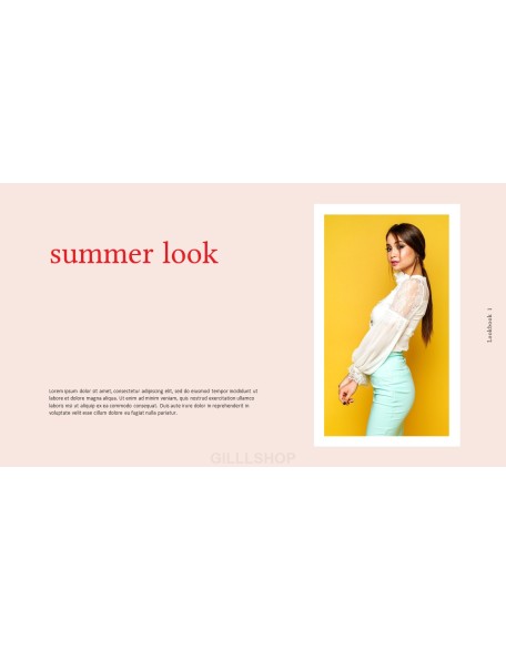 Summer Lookbook PowerPoint Presentation PPT