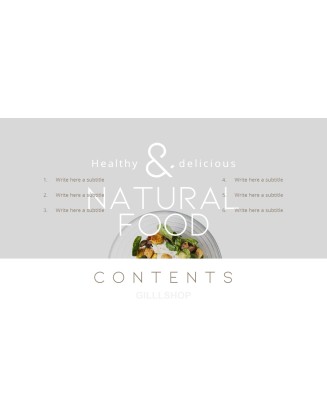 Natural food Interactive PPT