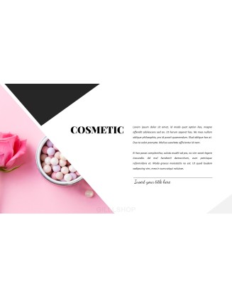 Cosmetic & Makeup PowerPoint Templates Design