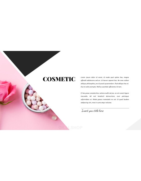 Cosmetic & Makeup PowerPoint Templates Design