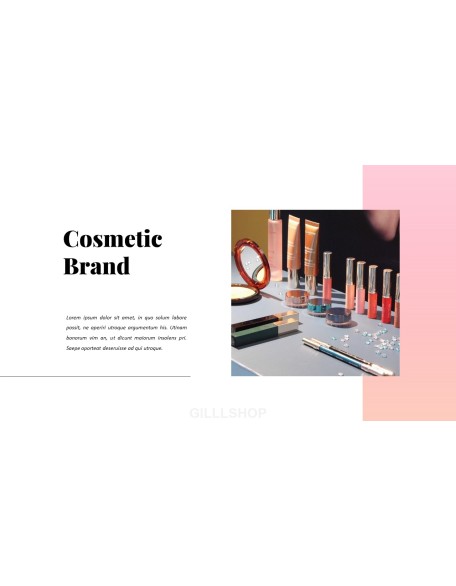 Cosmetic & Makeup PowerPoint Templates Design