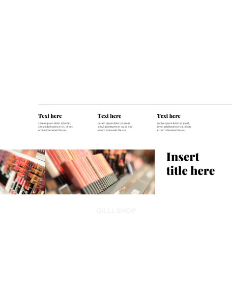 Cosmetic & Makeup PowerPoint Templates Design