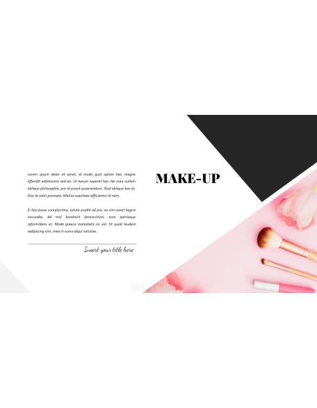 Cosmetic & Makeup PowerPoint Templates Design