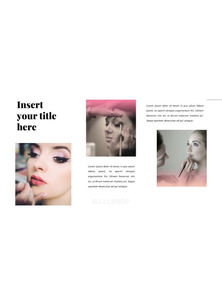 Cosmetic & Makeup PowerPoint Templates Design