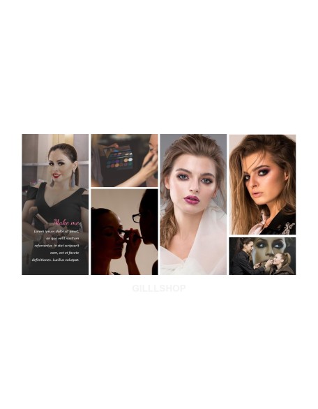 Cosmetic & Makeup PowerPoint Templates Design