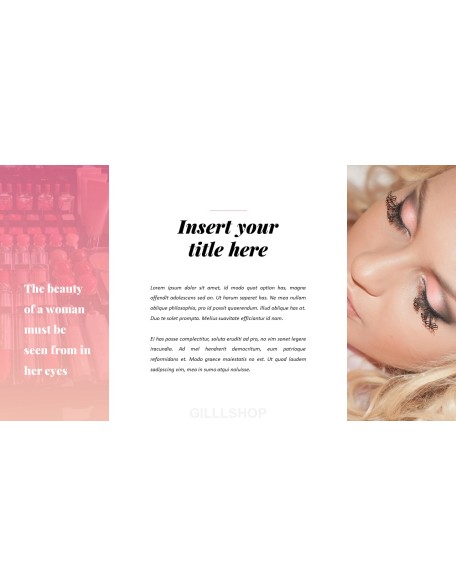 Cosmetic & Makeup PowerPoint Templates Design