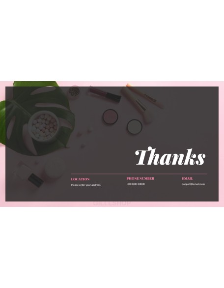 Cosmetic & Makeup PowerPoint Templates Design
