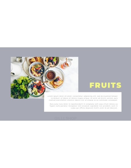Food Stylist Portfolio Simple Templates Design