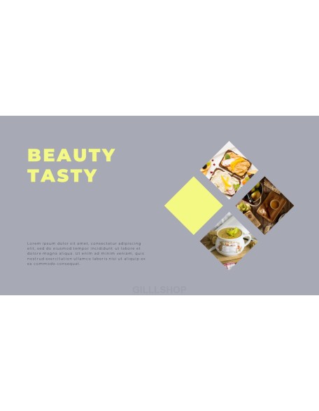 Food Stylist Portfolio Simple Templates Design