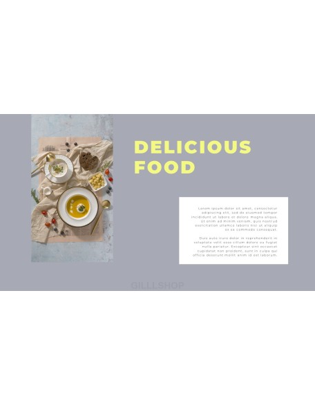 Food Stylist Portfolio Simple Templates Design
