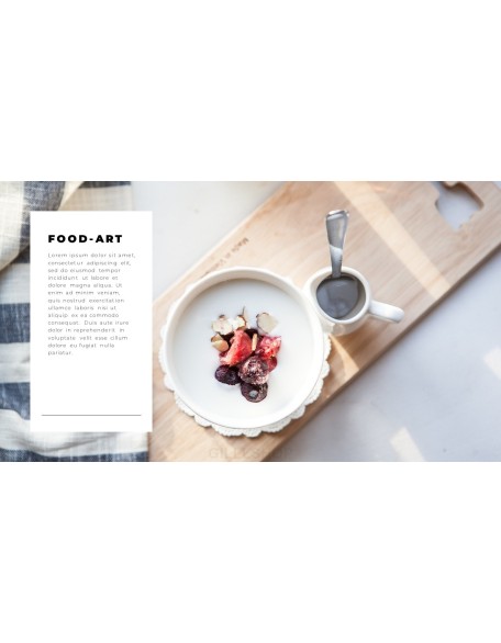 Food Stylist Portfolio Simple Templates Design