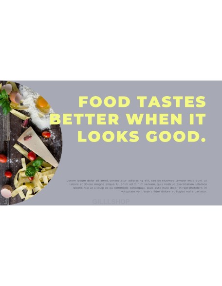 Food Stylist Portfolio Simple Templates Design
