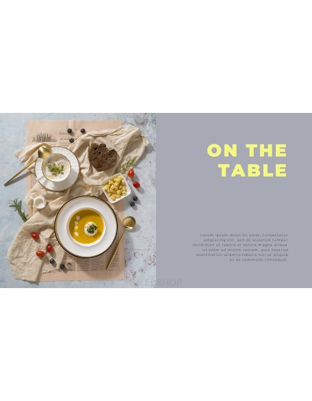 Food Stylist Portfolio Simple Templates Design