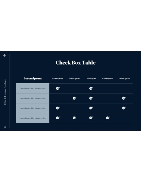 Office Desk Professional PPT
