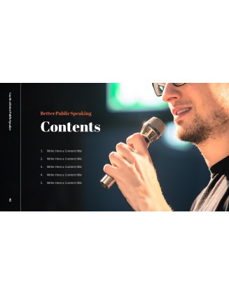 Better Public Speaking Simple PPT Templates