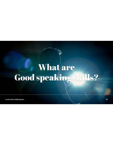 Better Public Speaking Simple PPT Templates