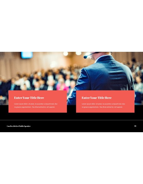 Better Public Speaking Simple PPT Templates