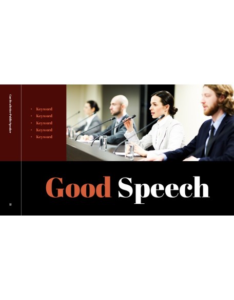 Better Public Speaking Simple PPT Templates