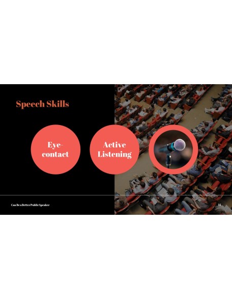 Better Public Speaking Simple PPT Templates
