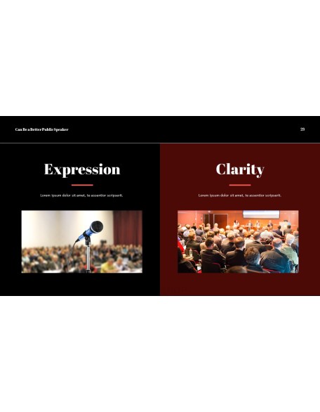 Better Public Speaking Simple PPT Templates