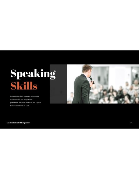 Better Public Speaking Simple PPT Templates