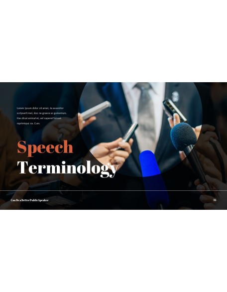 Better Public Speaking Simple PPT Templates