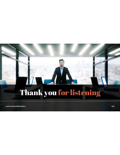 Better Public Speaking Simple PPT Templates