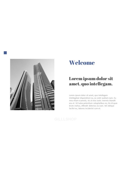 Simple Line Business Interactive PPT