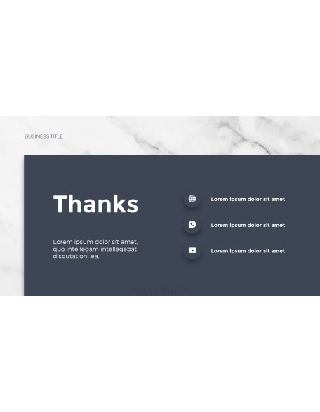Marble Design Simple Business Themes for PowerPoint