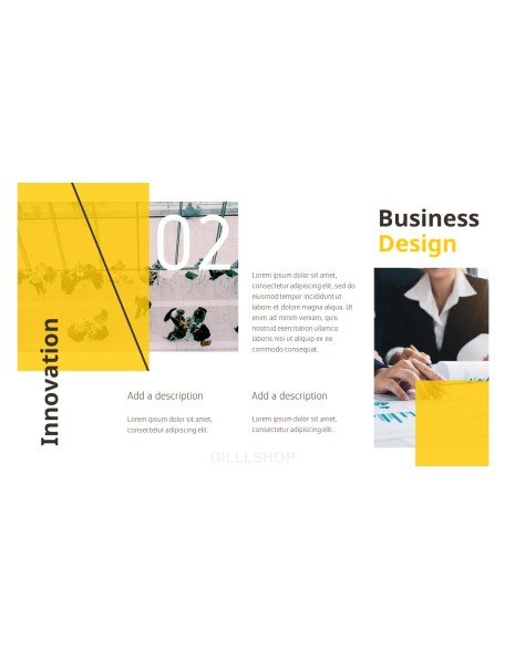 Business Design Innovation PowerPoint Templates for Presentation