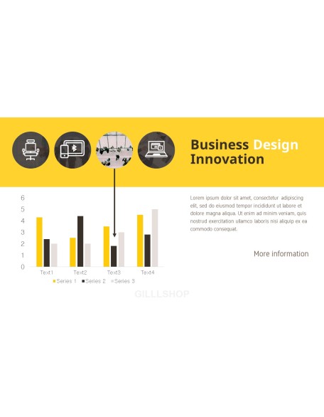Business Design Innovation PowerPoint Templates for Presentation